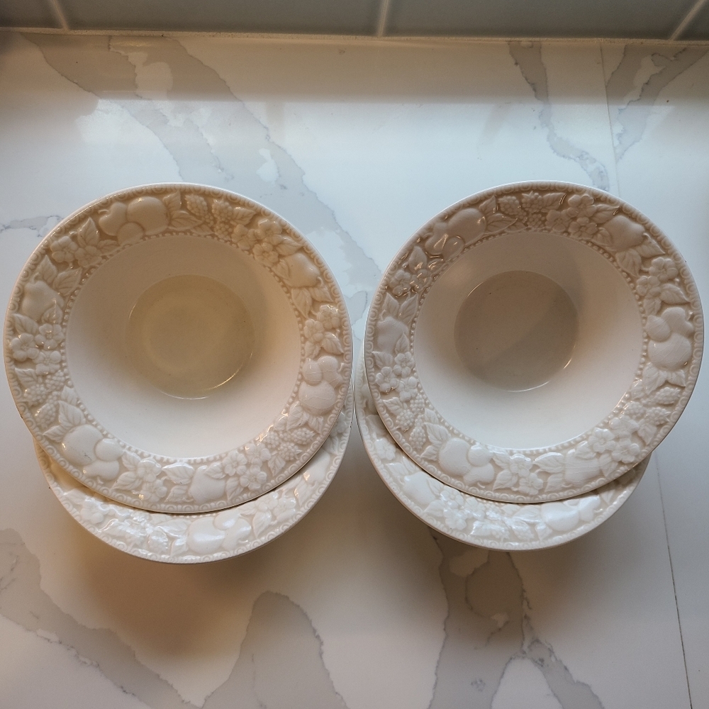 Vernon Ware by Vernon Antiqua, 4 bowls